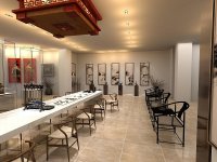 國畫展覽館室內空間展示效果-1405-04