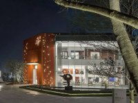 極簡紅磚格調(diào)十足藝術館室內(nèi)空間展示效果-1543-01