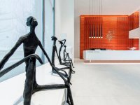 極簡紅磚格調(diào)十足藝術館室內(nèi)空間展示效果-1543-05